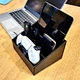black storage box